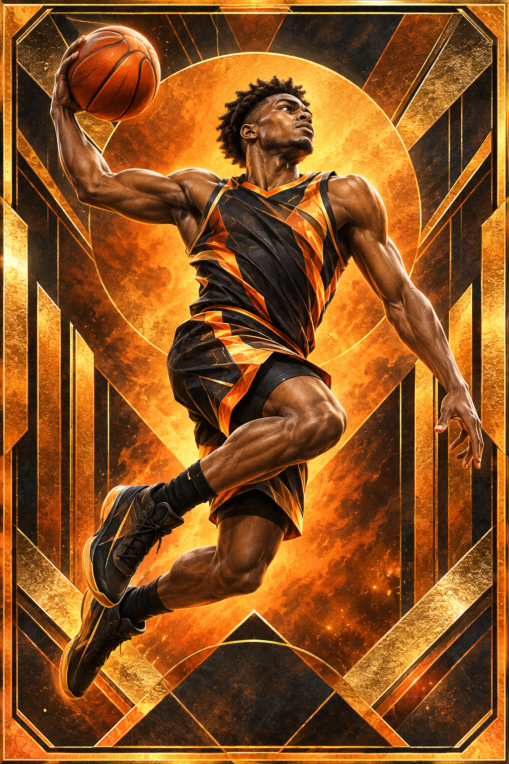 Fictional basketball card artwork illustrating a PRGD report
